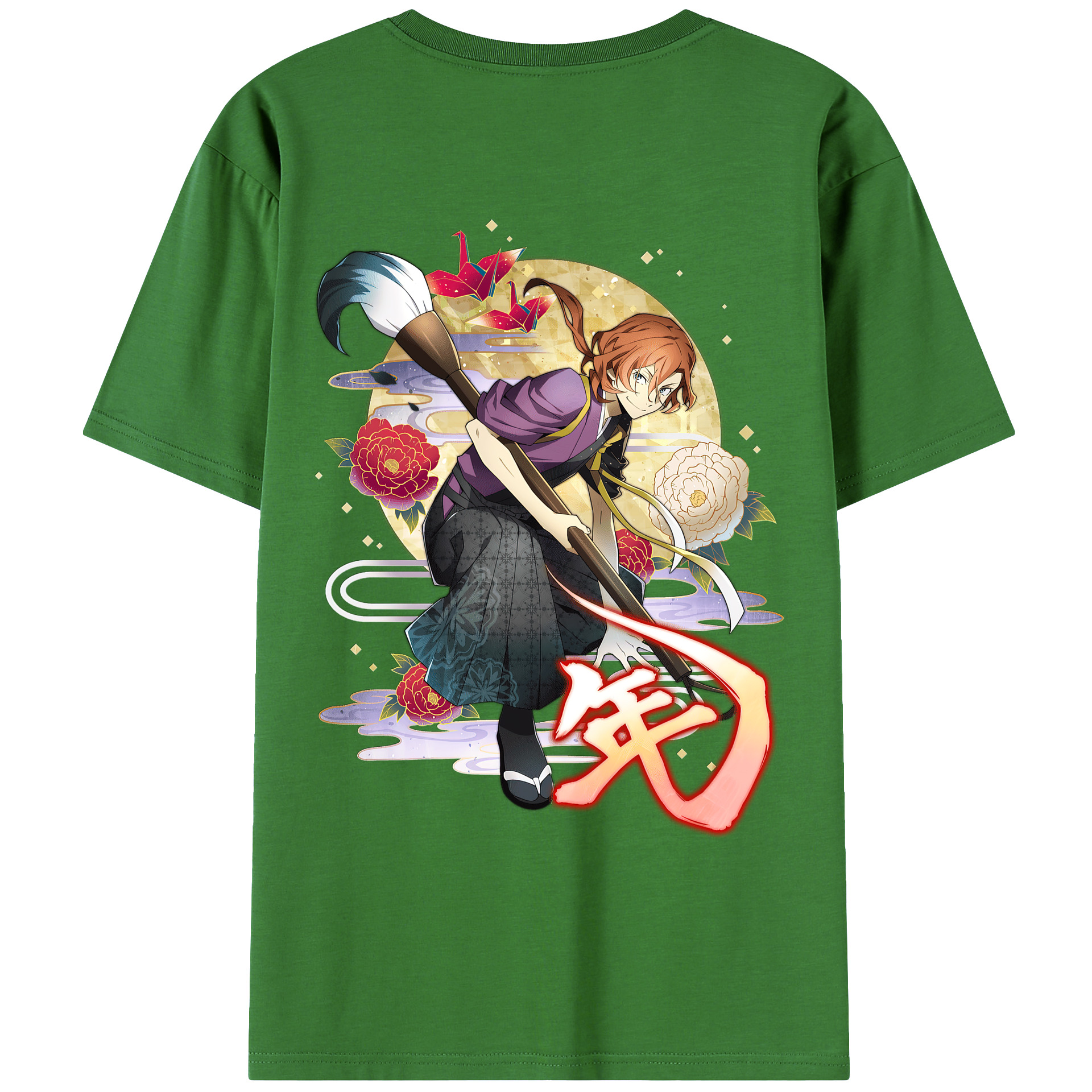 （画像用） 文豪ストレイドッグス Bungo Stray Dogs レディース半袖Tシャツ(バックプリント)